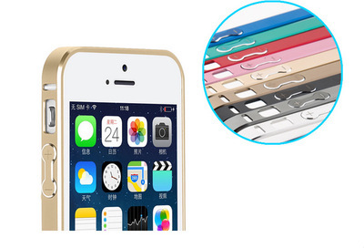 【新款 iphone5金属透明边手机壳 iphone5S金属边框 手机保护壳】价格,厂家,图片,手机保护套/保护壳,深圳市福田区康乐通信器材批发市场圣廷果炫通讯产品商行-